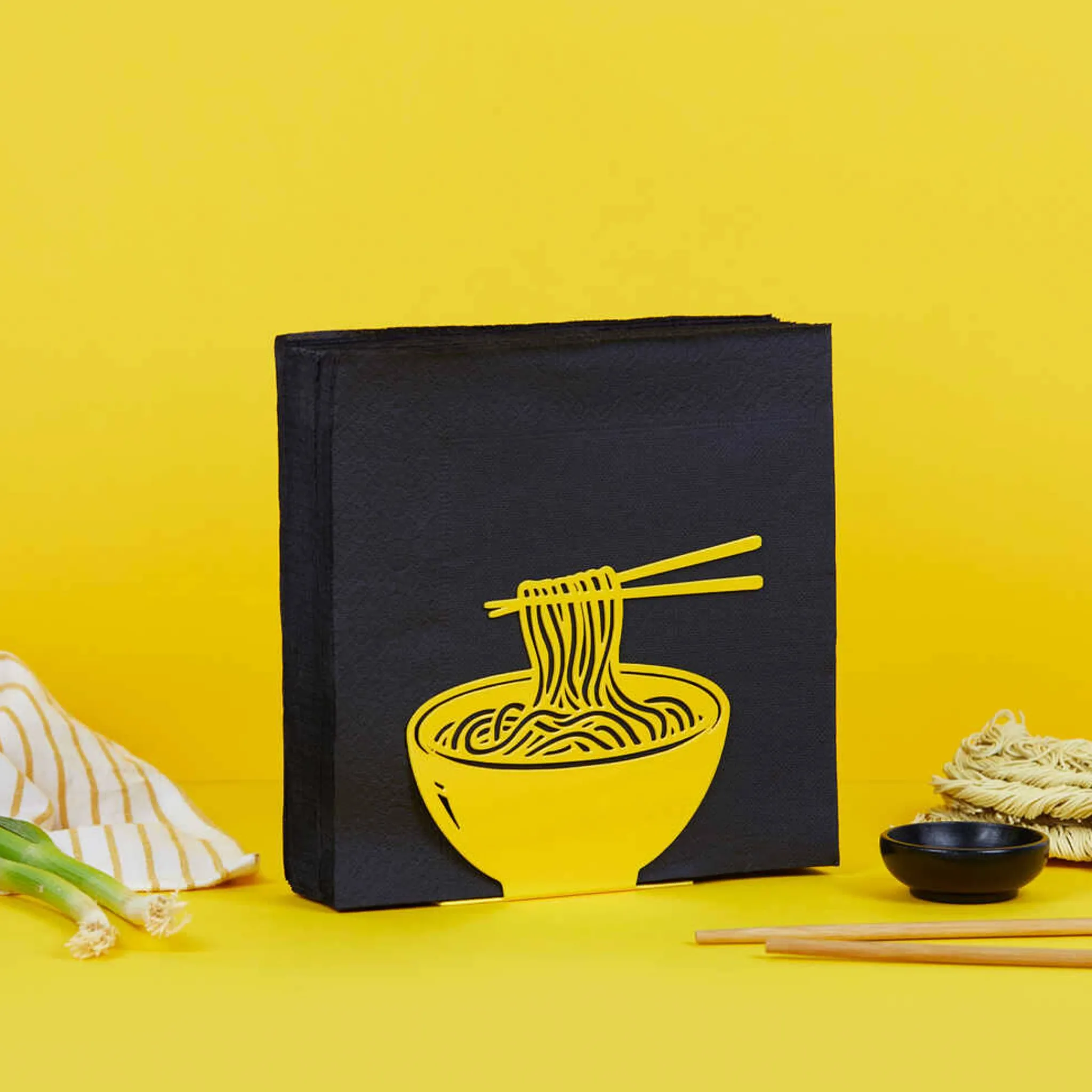 Balvi Yellow Ramen Metal Napkin Holder Online