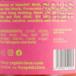 Yep Kitchen Hunan Salted Chillies, 160g Hot
