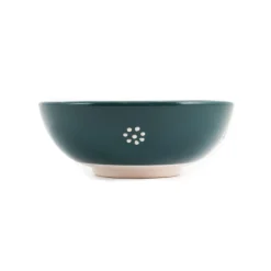 El Boyali Seramikler Yesil Ve Beyaz Boyali Cereal Bowl, 15.5cm Sale