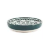 El Boyali Seramikler Yesil Ve Beyaz Boyali Shallow Bowl, 16cm Clearance