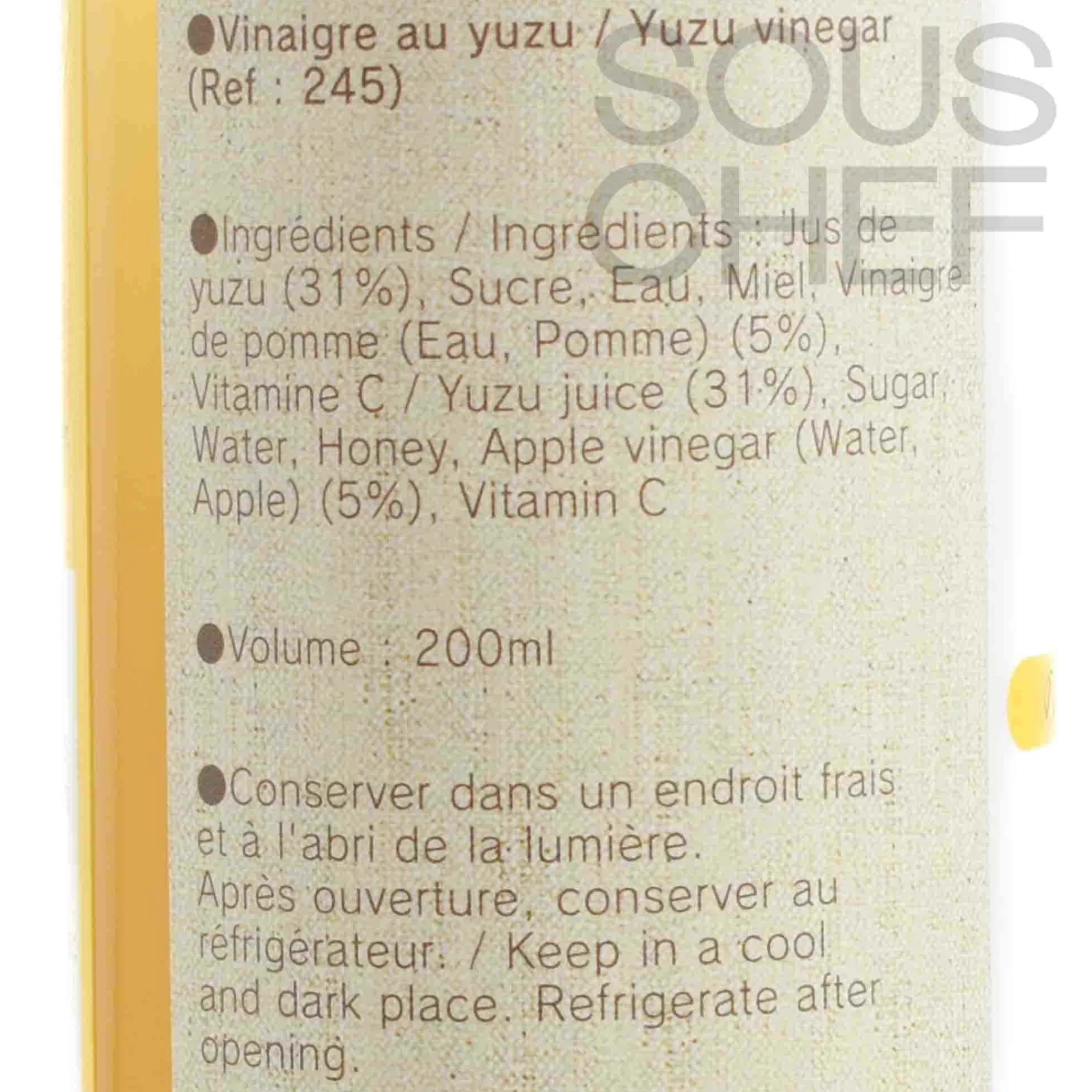 Oochi Yuzu & Honey Vinegar, 200ml Discount